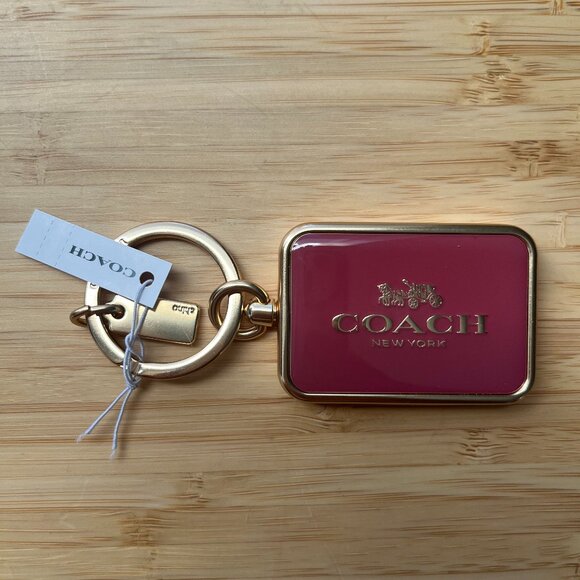 NWT Authentic Coach Keychain Charm - Picture 1 of 5